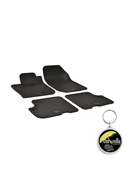 Umbrella Set 4 covorașe auto din cauciuc Urban Line pentru Dacia Sandero Stepway (2008-2012) cu breloc