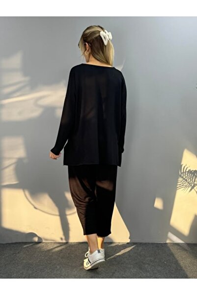 Serero Women's Two Thread Viscose Cotton Fabric Double Set with Crest Detail