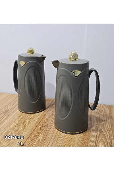 royal_camel طقم ترامس شاي وقهوة ذهبي 1+1 لتر