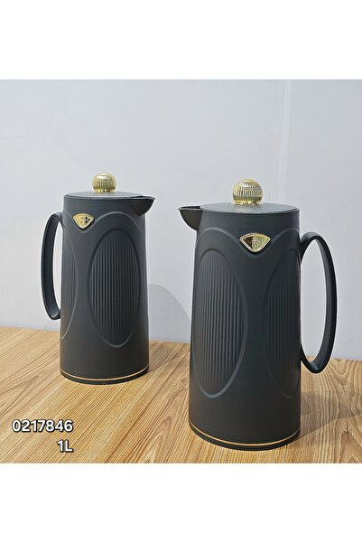 royal_camel طقم ترامس شاي وقهوة ذهبي 1+1 لتر