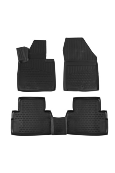 OEM Covorașe premium din cauciuc tip tavă pentru Hyundai Santa Fe, 2018-, 4 b...