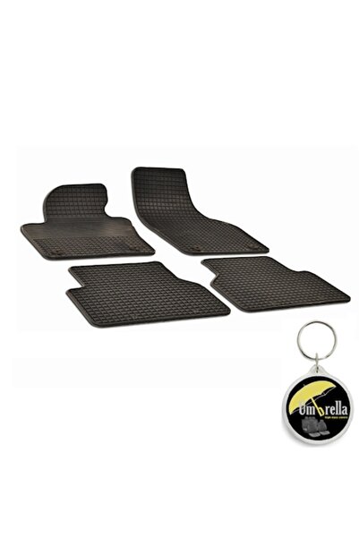 Umbrella Set 4 covorașe auto din cauciuc Urban Line pentru Volkswagen Tiguan (2007-2016) și breloc