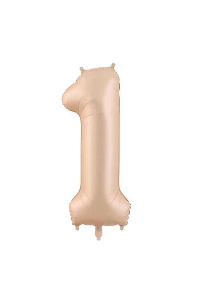 İSTOÇ PARTİ Sand Beige Color Number Foil Balloon 76 cm - 1