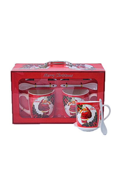 velve Set 2 cani din ceramica cu lingurita si farfurioara, in tematica de Cra...