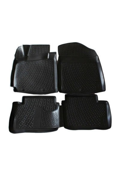 OEM Covorașe premium din cauciuc, tip tavă, Kia Picanto, 2011-2017, 4 bucăți