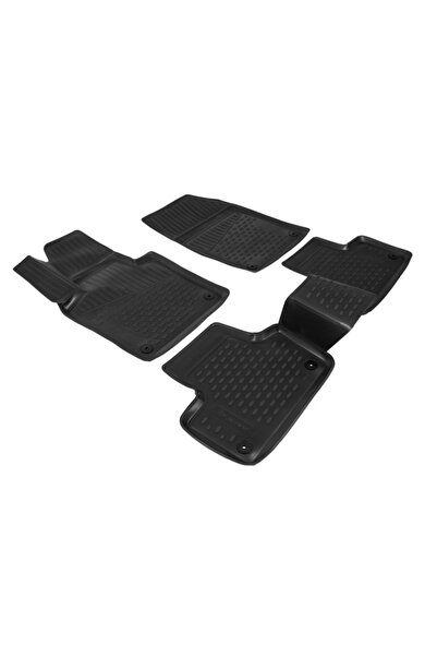 OEM Premium Rubber Tray Mats, Volvo XC60 II, 2017-, 4 pieces