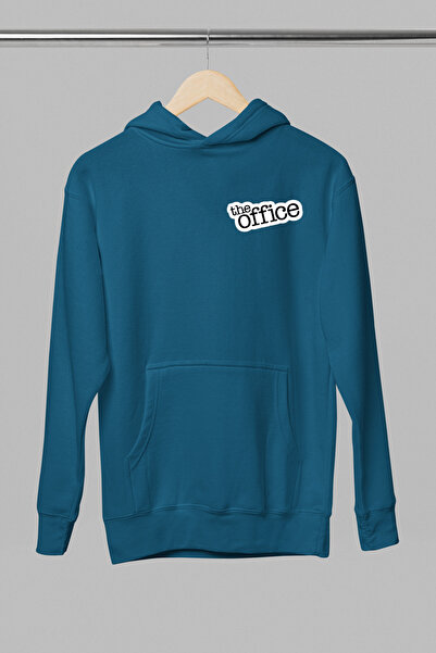 MAGORS THE OFFICE ПРИНТОВАНИЙ БАВОВНЯНИЙ ДОВГОРУКАВНИЙ СВІТШОТ З КАПЮШОНОМ І 3 НИТКАМИ