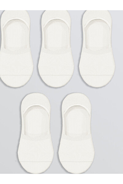 LC Waikiki New Season Women's Plain Ballerina Socks, Pack of 5