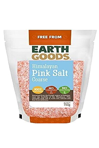 Earth Goods Organic ملح الهيمالايا الوردي 750 جم × 6