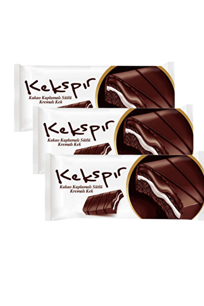 Kekspir Kakaolu Süt Kremalı Kek 38 Gr X 3 Adet