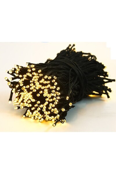 GOLD MARKET Lumină liniară pentru brad de Crăciun cu baterie, 100 LED-uri, al...