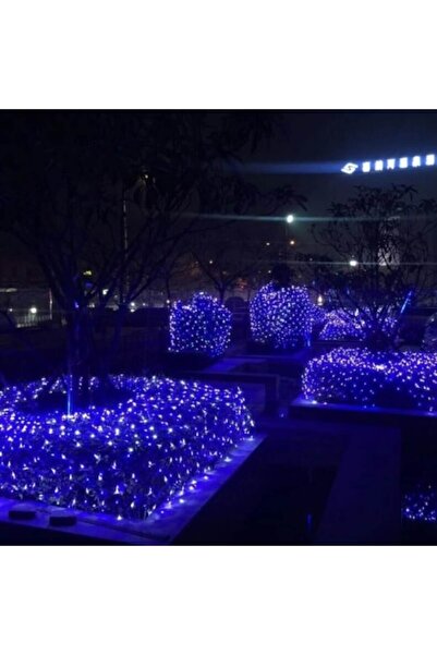 GOLD MARKET Christmas light net, 30 m x 1 m, 1200 LEDs, Blue, 8 lighting modes