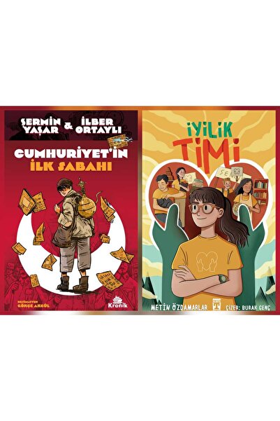 Kronik Kitap Cumhuriyetin İlk sabahı & iyilik Timi 2'li SET
