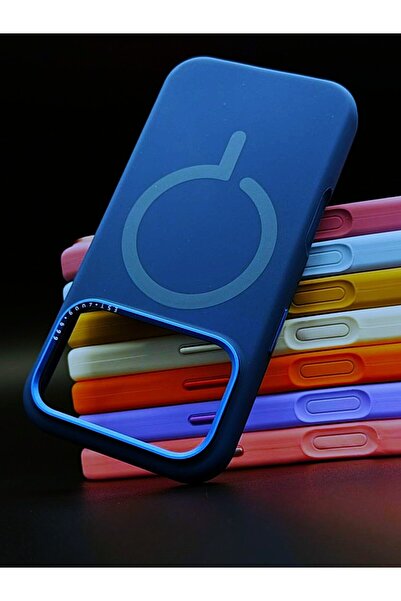 GENERAL جراب MagSafe من السيليكون الممتاز لجهاز iPhone 17 Pro - نحيف، مقاوم للصدمات، مع شحن لاسلكي.