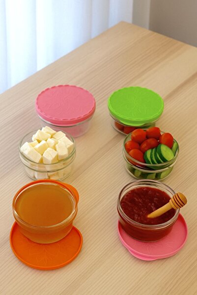 rufhomedesign Σετ 6 αεροστεγών γυάλινων δοχείων για πρωινό, μπολ για σνακ, δο...