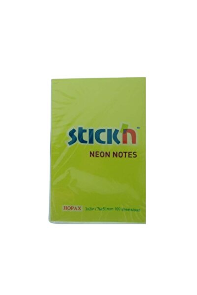 Gıpta Stick'N Post-It Neon Yellow 76X51 100 Sheets 12-Pack