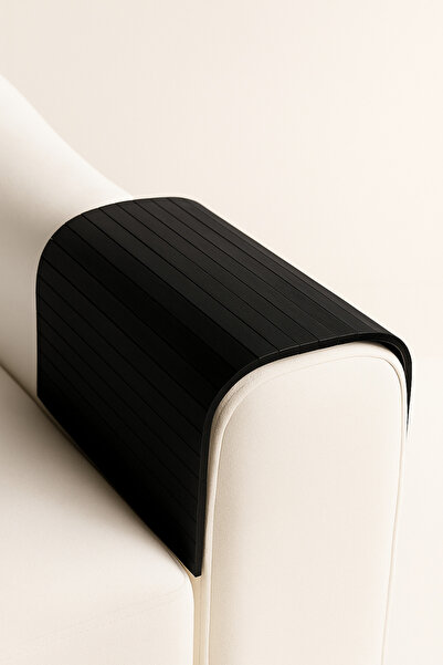 dandeliondesign Armis Bamboo Sofa Armrest Tray – Luxury Wooden Couch Table - ...