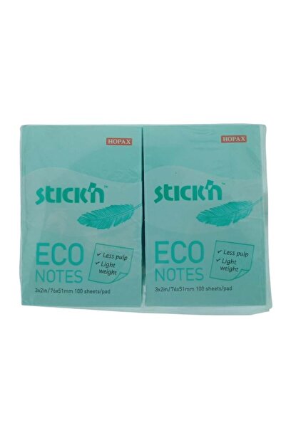 Gıpta Stick'N Post-It Eco Pastel Blue 76X51 100 Sheets 12-Pack