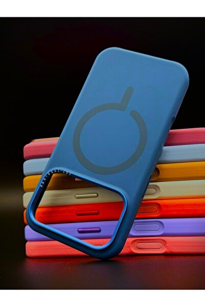 GENERAL جراب MagSafe من السيليكون الممتاز لجهاز iPhone 17 Pro - نحيف، مقاوم للصدمات، مع شحن لاسلكي.