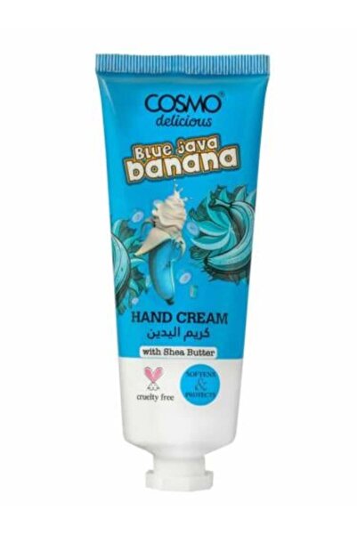 cosmoplex كريم كوزمو اللذيذ لليدين برائحة الموز الأزرق - 75 مل