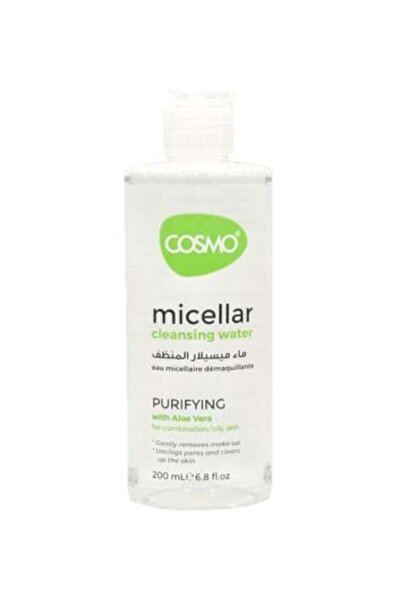 Cosmo منظف الوجه بماء ميسيلار للبشرة المختلطة والدهنية مع خلاصة الصبار - 200 مل