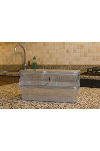 Nurfa طقم حاوية تخزين 3 قطع