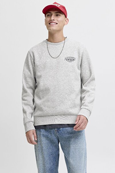 Jack & Jones JJMAKOTO Світшот з круглим вирізом для чоловіків - стильний і зр...