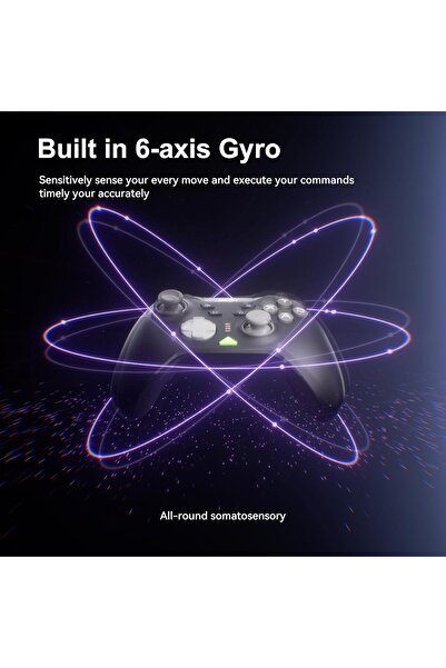 pxn P5 Kablosuz Oyun Kolu 2.4g Bluetooth Hall Etkisi Gamepad Joystick Switch/pc/ios/android/steam