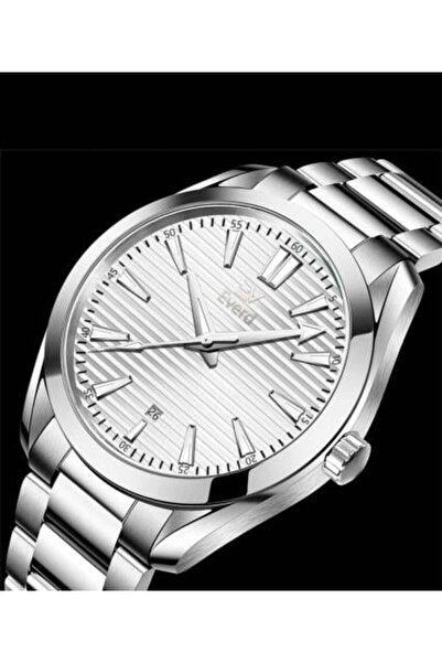everd Men's Watch Brand Silver White Dial