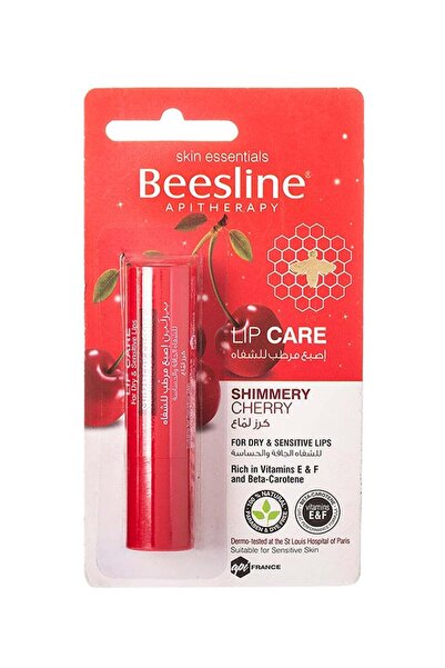 Beesline مرطب شفاه لامع بالكرز، أحمر كرزي، 4 جرام