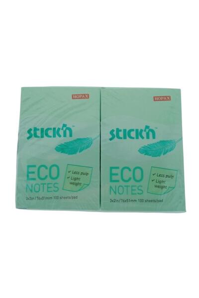 Gıpta Stick'N Post-It Pastel Green 76X51 100 Sheets 12-Pack