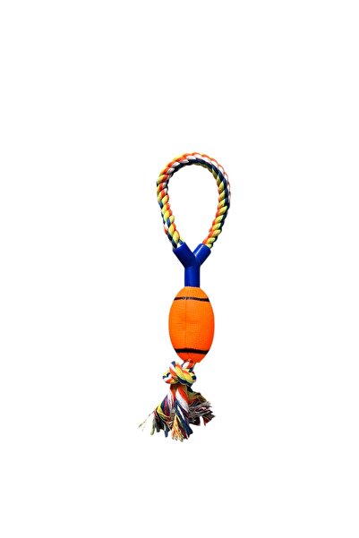 GOLD BE Dayanıklı Halatlı Top Köpek Oyuncağı – Çiğneme ve Getir-Götür Oyunları İçin