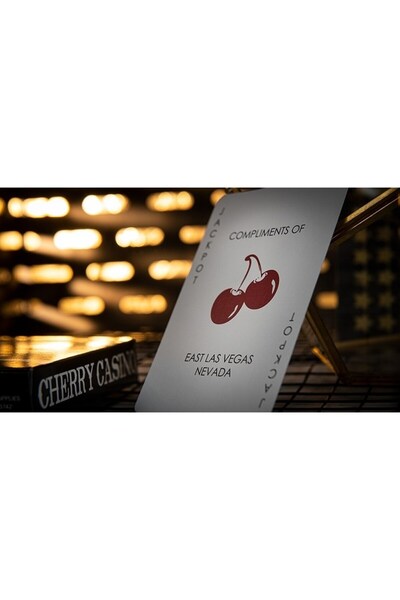 OyuncaklarÜlkesi Bicycle Cherry Casino (Monte Carlo Black and Gold) Premium Playing Cards Deck of Cards