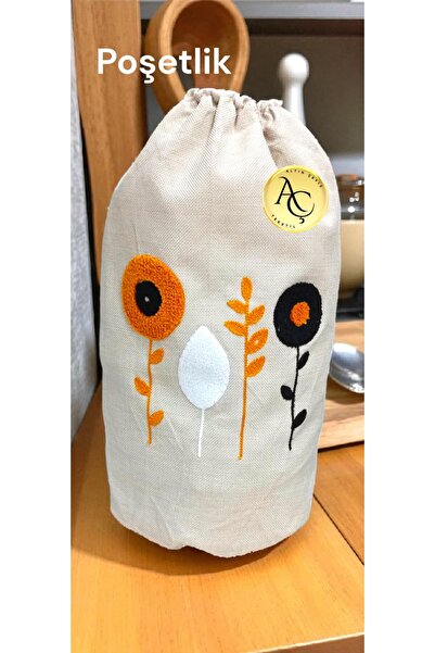 Altın Çeyiz Tekstil PUNcH MODEL MUTFAK POŞETLİK GÜNLÜK ÇEYİZLİK KULLANIŞLI MUTFAK POŞET ORGANİZERİ