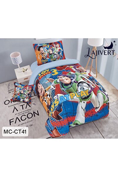 REDROSE COLOR 4-piece children's printed bedspread