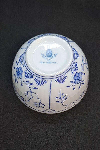 ABBETC August Warnecke Frisian Blue Vintage Bonboniyer Sugar Bowl 100 ml