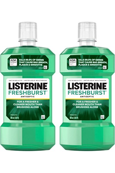 Listerine غسول الفم المطهر فريش برست مع تركيبة للعناية بالفم تقضي على الجراثي...