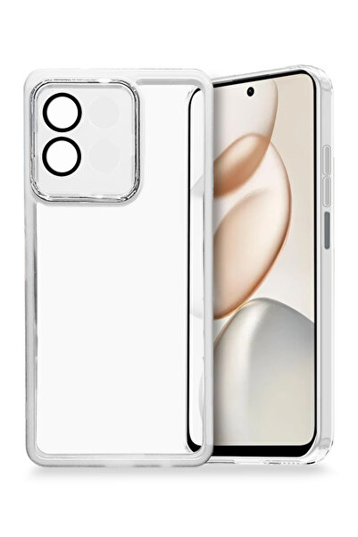 Wtech غطاء خلفي ناعم من مادة TPU مطلي بالكهرباء مع حافة كاميرا لهاتف Honor X7...