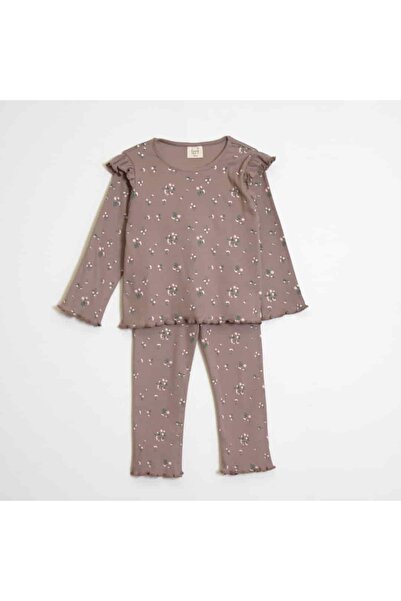 OZZY KİDS Girl's Floral Patterned Tights Set