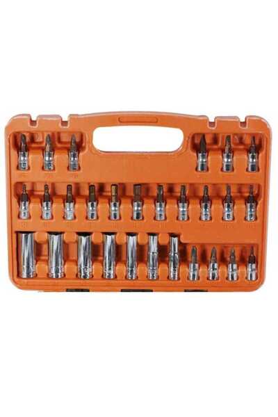 KONTAKTEK 53 Piece 1/4 Ratchet Socket Wrench Set