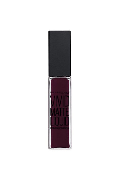 Maybelline New York Ruj lichid mat, 47 Deepest Plum