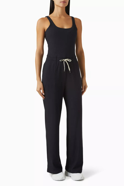 Vuori Rib Knit Pose Scoop Jumpsuit, Stretchy & Stylish One-Piece Design