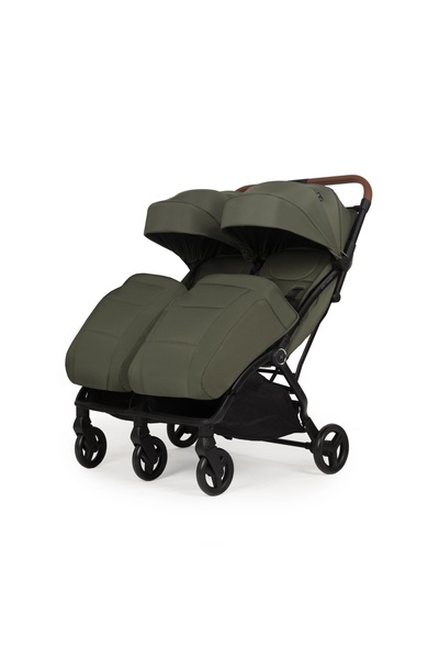 ADAMEX Alto twin stroller, autofold folding system, XXL canopy, up to 22 kg, EN1888 approved