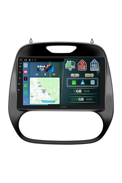 MaxTech Navigatie Renault Captur 1 X87 (2013-2017) dedicata, 8 GB Ram 128 GB Rom OctaCore
