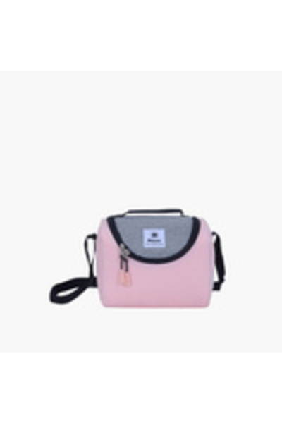 BOZ Insulated Lunch Bag with Zipper Closure and Colorful Patterns from