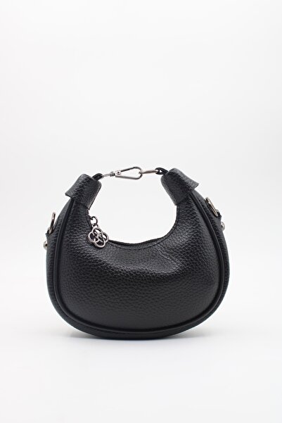 LASSO حقيبة كتف نسائية صغيرة الحجم بحزام يد قابل للقفل وإغلاق بسحاب