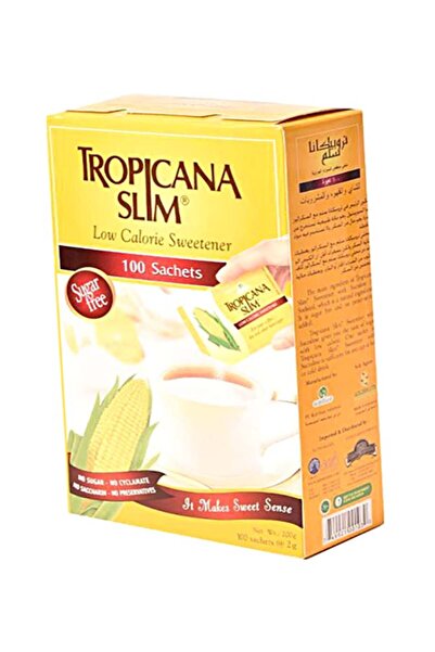 Tropicana Slim مُحلي منخفض السعرات الحرارية، عبوة من 100 قطعة، 2 جرام