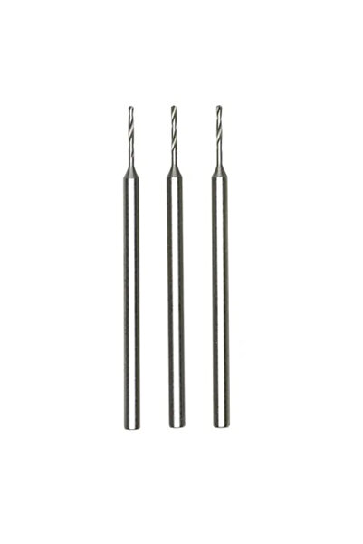 JollyMag Set of 3 HSS Drill Bits, 0.8 mm, Proxxon 28852