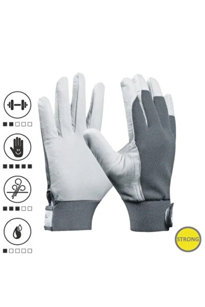 GEBOL 703432, Ochranné rukavice Uni Fit Comfort, kozí kůže a spandex, velikos...