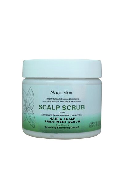 Magic Glow مقشر فروة الرأس، علاج ترطيب عميق للشعر، مضاد للقشرة، خالي من البارابين